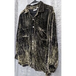 Chico's Design Button soft  Down Top / Shirt - Chico's Size 2 = Large Women‎